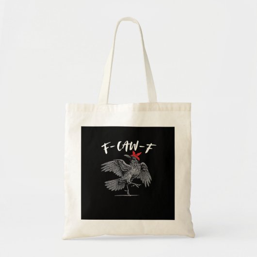 F-Caw-F Retro Classic Tote Bag (Voorkant)