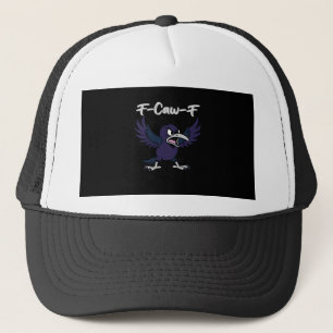 F-Caw-F Retro Grafisch Trucker Pet