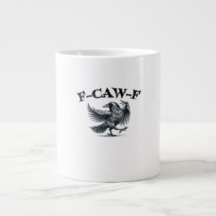 F-Caw-F Retro Stijl Extra Grote Beker
