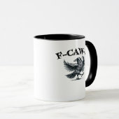 F-Caw-F Retro Stijl Mok (Voorkant rechts)