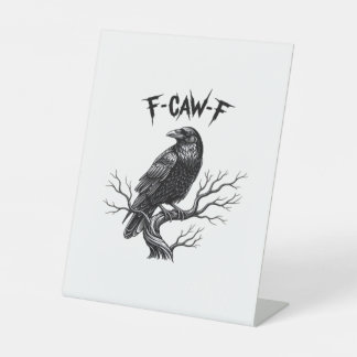 F Caw F Trendy Moderne Stijl Reclamebord Met Voetstuk