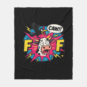 F-Caw-F Unieke Esthetiek Fleece Deken