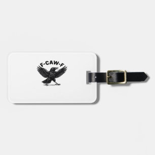 F-Caw-F Vogel Liefhebber Humoristische Sticker Ess Bagagelabel