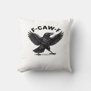 F-Caw-F Vogel Liefhebber’s Humoristische Sticker E Kussen