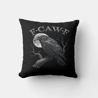 F-Caw-F Vogel Maan Gothic Klassiek Cool Design Kussen