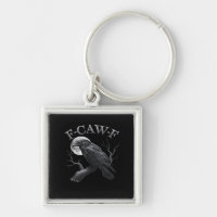 F-Caw-F Vogel Maan Gothic Klassiek Cool Design