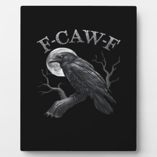 F-Caw-F Vogel Maan Gothic Klassiek Cool Ontwerp Fotoplaat