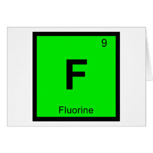 F - Chimie du fluor Symbole du tableau périodique