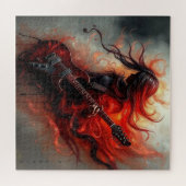 F Chord - AI Digital Art Print Legpuzzel (Horizontaal)