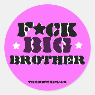 F * ck Big Brother Sticker