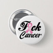 F*CK Breast Cancer Shirten Ronde Button 5,7 Cm (Voorkant /achterkant)