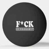 F*CK CENSUUR PINGPONGBALLEN (Achterkant)