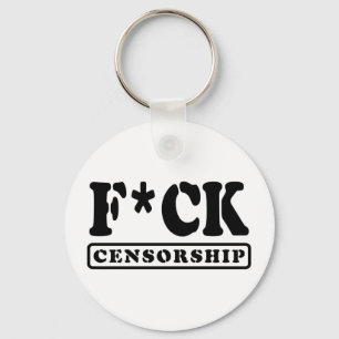 F*CK CENSUUR SLEUTELHANGER