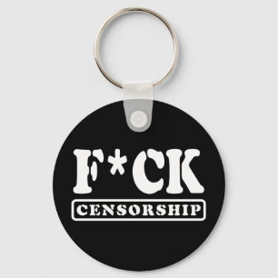 F*CK CENSUUR SLEUTELHANGER