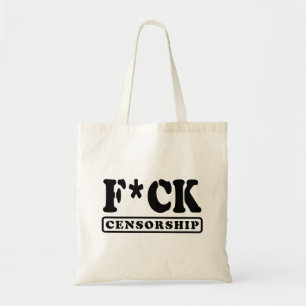 F*CK CENSUUR TOTE BAG