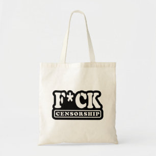 F*CK CENSUUR TOTE BAG