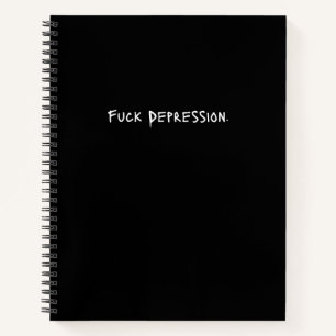 F*ck depressie Spiral Journal - Graffiti Notitieboek
