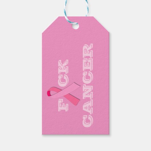 F CK-kanker Cadeaulabel (Voorkant)