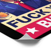 F%ck U Biden Grappige Trump Poster (Hoek)