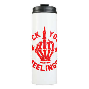 F*CK Uw gevoelens #USAPatriotGraphics © Thermosbeker