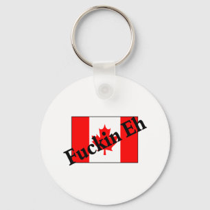F*ckin Eh (Canadese vlag) Sleutelhanger