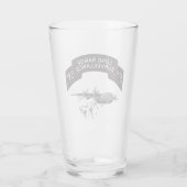 F Co 51st Inf LRSC Verre à pinte à bière (Dos)