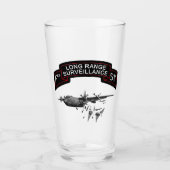 F Co 51st Inf LRSC Verre à pinte à bière (Devant)
