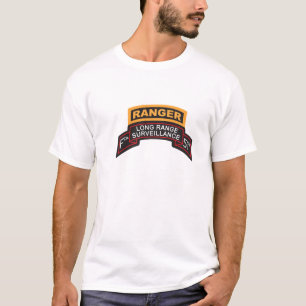 F Co 51st Infanterie LRS scrol, Ranger Tab T-shirt