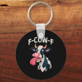 F-cow-f Funny Meme Fcowf Cow Men Women Sleutelhanger (Voorkant)