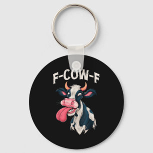 F-cow-f Grappige Meme Fcowf Koe Mannen Vrouwen Sleutelhanger