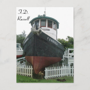F.D. Russell Tug Boat # 1 Briefkaart