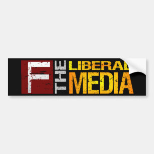 F de Liberal Media Bumpersticker