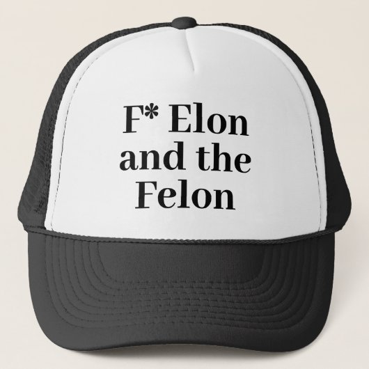 F* Elon Trucker Hat Pet (Voorkant)