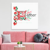 F est pour l'impression sur toile de père (Insitu(Salon))