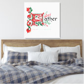 F est pour l'impression sur toile de père (Insitu(Chambre))