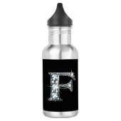 F Faux-"Diamond"-monogram Waterfles (Links)