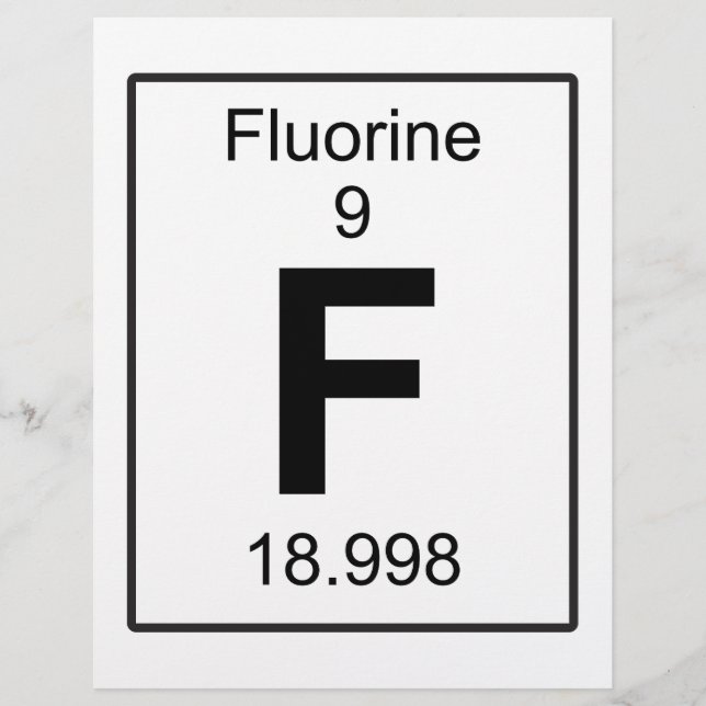 F - Fluor (Voorkant)
