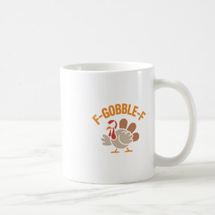 F-gobble-f Boze Boze Hilarische Kalkoen Meme Ontwe Koffiemok