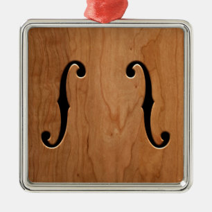 F-Holes — wg Metalen Ornament