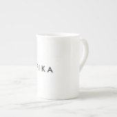 F I K A Bone China Mok (Voorkant rechts)