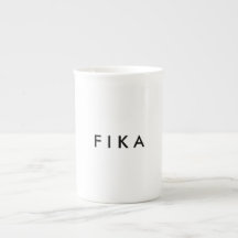 F I K A Bone China Mok