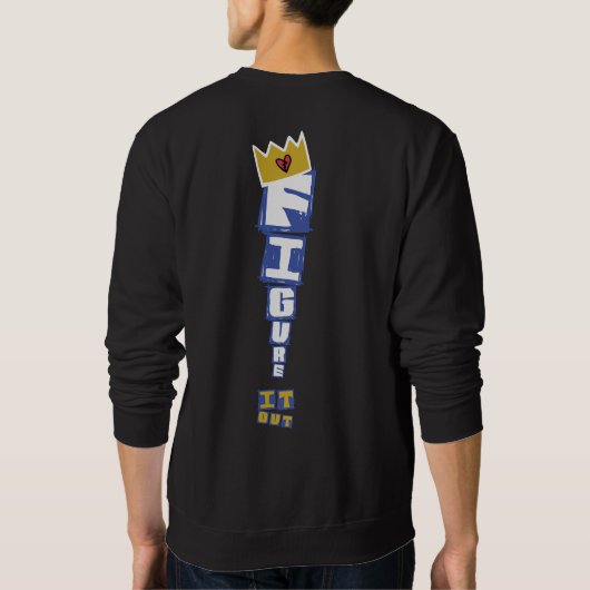 F.I.O. “Crown” Sweatshirt Dark   (Dos)