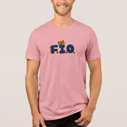 F.I.O. “Figure It Out” – Attention Blend III Tri-Blend Shirt (Voorkant)