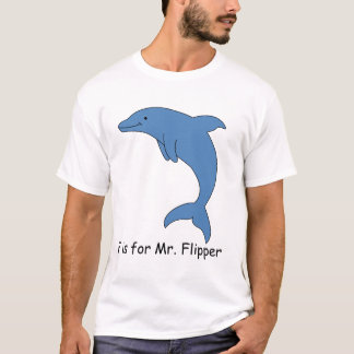 F is voor de heer Flipper T-shirt