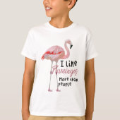 F is voor Flamingo T-shirt (Voorkant)