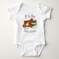 F is voor vissticks Vingers Tartar Sauce