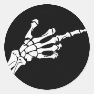 F korting ronde sticker