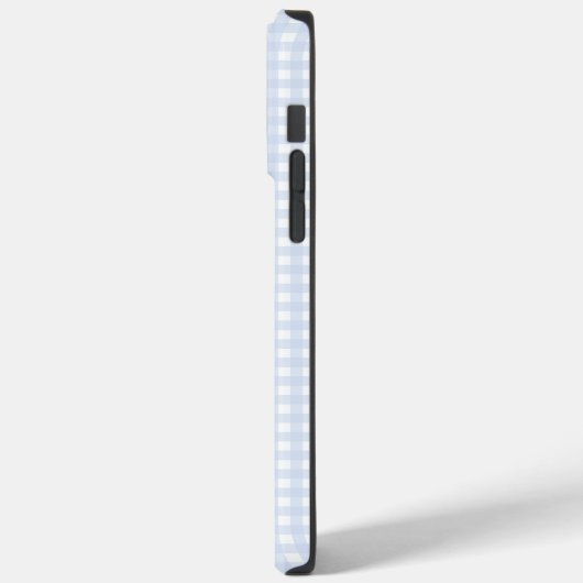 F & L Blue Gingham Case-Mate iPhone Case (Achterkant / Links)
