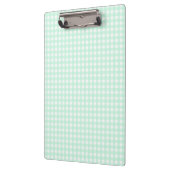 F & L Green Gingham Klembord (Links)