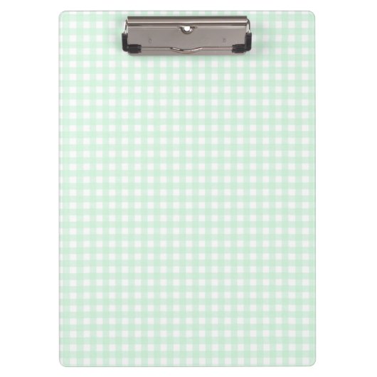 F & L Green Gingham Klembord (Voorkant)
